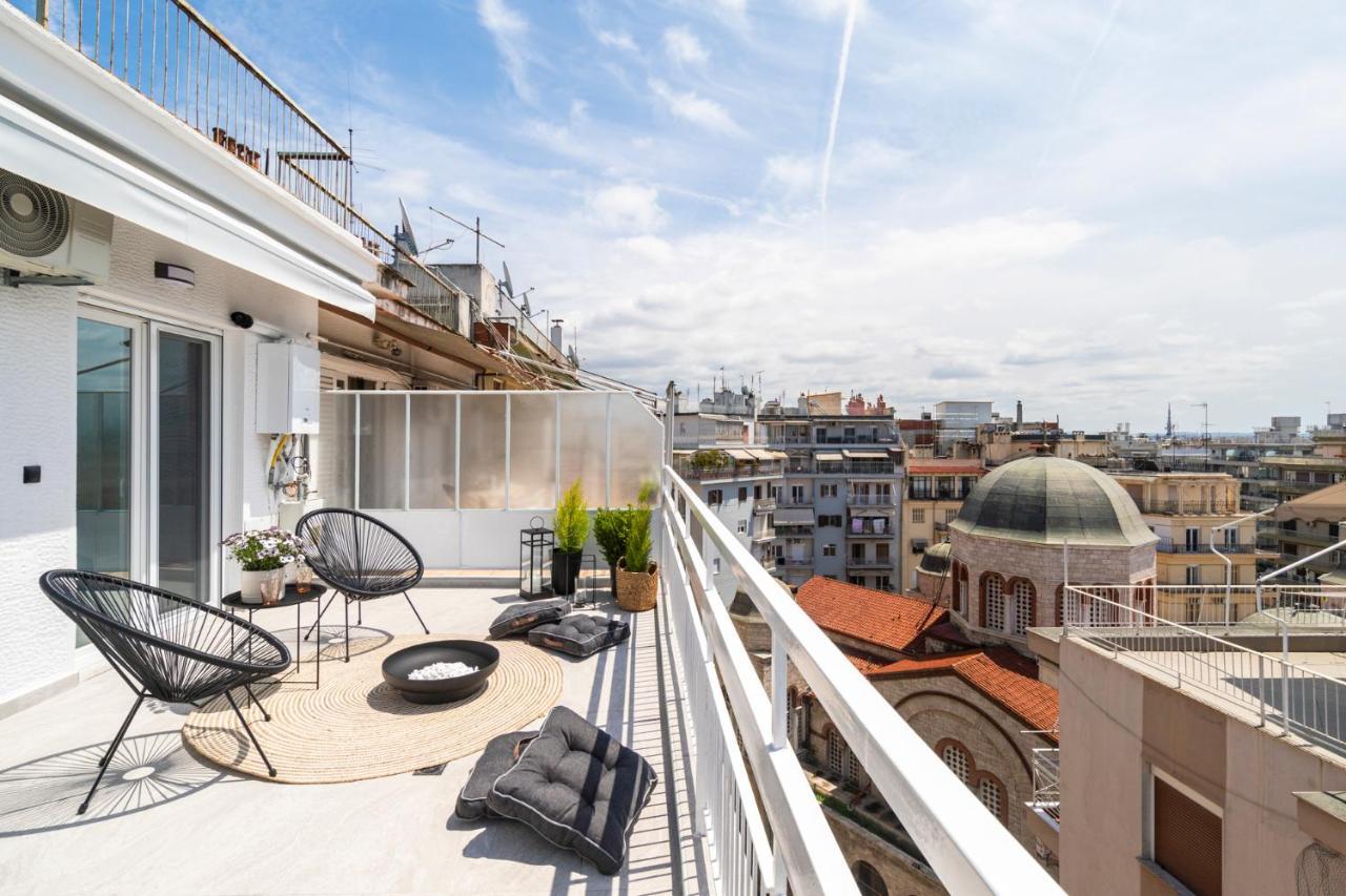 Апартаменти Ares Penthouse Салоніки Екстер'єр фото